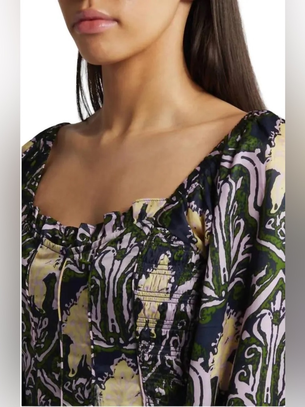 Cleobella Dakota Blouse In Casablanca Print - Picture 3 of 7